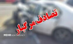 تصادف در محور ساحلی جفرود جان عابر پیاده را گرفت