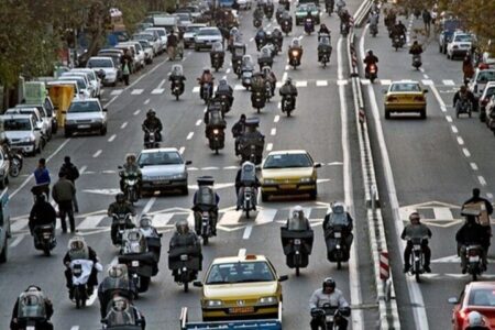 هر موتور سیکلت آلاینده ۴ برابر یک خودروی آلاینده است