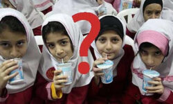 توضیحات آموزش و پرورش استان ایلام در مورد شیر توزیع شده در دهلران