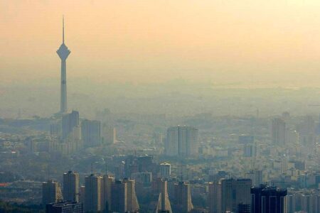 شاخص کیفیت هوای تهران نارنجی شد