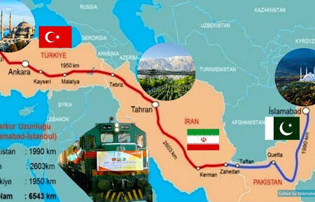 قطار باری اسلام‌آباد-تهران-استانبول ۱۰ دی حرکت می‌کند