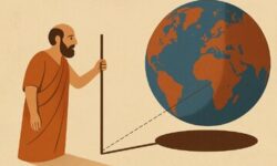 محاسبه دقیق محیط زمین با یک تکه چوب در ۲۴۰۰ سال پیش