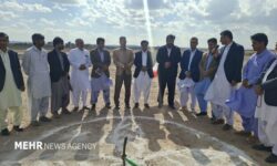 کلنگ‌زنی یک مدرسه ۹ کلاسه در مهرستان
