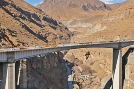 افتتاح شاهکار مهندسان ایرانی بر فراز آزادراه شمالی کرج