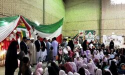 برگزاری جشن سالگرد انقلاب اسلامی در شهر چگردک بخش جلگه چاه هاشم