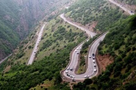 ترافیک نیمه سنگین در محورهای هراز و کندوان