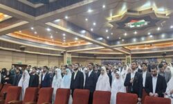جشن ازدواج ۱۰۰ نفر از دانشجویان دانشگاه افسری امام علی (ع) برگزار شد