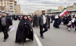حضور معاون رئیس‌جمهور در امور زنان و خانواده در مراسم راهپیمایی ۲۲بهمن