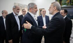 دیدار لاریجانی با رهبران حماس در قطر
