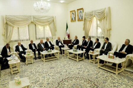 رایزنی رهبران حماس با لاریجانی در دوحه