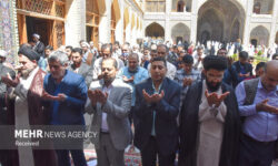 مسجد امام حسن مجتبی(ع) شیروان به سنگر مردم تبدیل شد