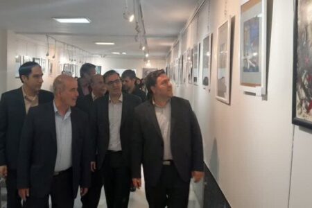 افتتاح نمایشگاه ۵۷ اثر هنری در بناب