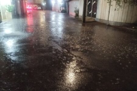 بارش شدید باران در آستانه اشرفیه