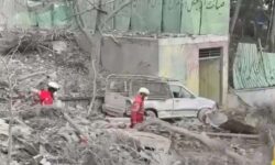 بازدید سفرای خارجی از آثار حمله آمریکا به سازمان منابع طبیعی ایران