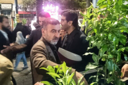توزیع شبانه نهال مثمر در میدان امام حسین(ع) ساری