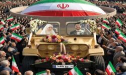 حضور ۱۱۰ زوج «جان‌فدا» با خودروهای نظامی در پایتخت
