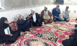 دیدار رئیس عقیدتی سیاسی نهاجا با خانواده شهید دیوزاری در فین هرمزگان