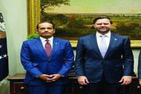 دیدار معاون ترامپ و وزیر خارجه قطر در کاخ سفید با محوریت ایران