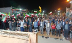 رجز خوانی مداح چرامی در هشتاد و سومین شب تجمع
