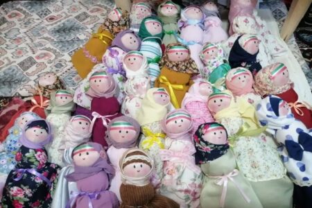 عروسک هایی که نماد پایتخت مقاومت ایران می شوند
