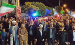 پلدشتی‌ها در تجمع شبانه حماسه آفرینی کردند
