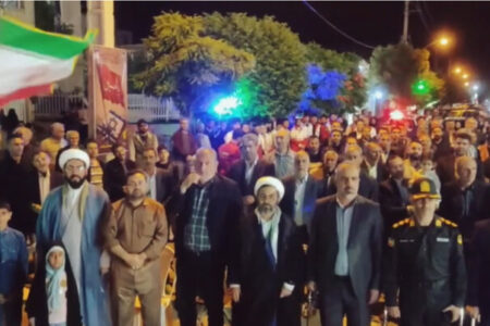 پلدشتی‌ها در تجمع شبانه حماسه آفرینی کردند