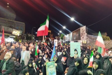 گزارش خبرنگار مهر از هشتاد و نهمین قرار شبانه مردم در آستانه اشرفیه