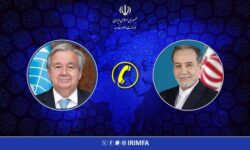 گفت‌وگوی تلفنی وزیر امور خارجه با دبیر کل سازمان ملل متحد