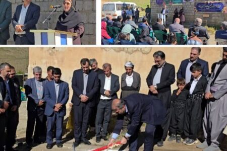 آغاز ساخت مدرسه ۲ کلاسه در روستای کچل‌منگان سقز با مشارکت خیران