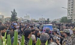آیین وداع و تشییع دو شهید نیروی پدافند هوایی ارتش برگزار شد