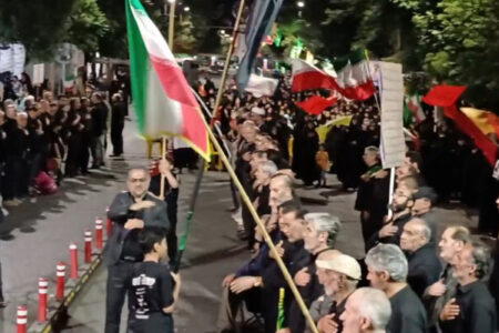 اسفرورین در یکصد و چهاردهمین شب تجمعات مردمی؛ جلوه‌ای از شور حسینی