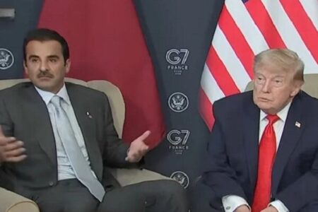 ترامپ در دیدار با امیر قطر: هیچ پولی در ایران سرمایه‌گذاری نمی‌کنیم