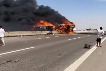 حادثه مرگبار  اتوبوس حامل زائران در عراق