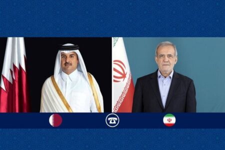 رایزنی تهران و دوحه درباره تحولات منطقه / تقدیر رئیس‌جمهور از نقش قطر در روند دیپلماسی