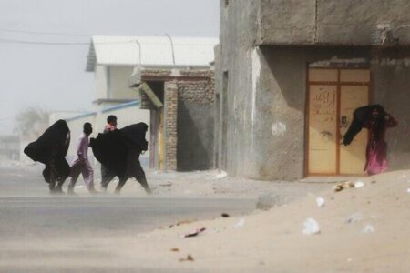 سرعت طوفان در زابل به ۱۰۱ کیلومتر بر ساعت رسید