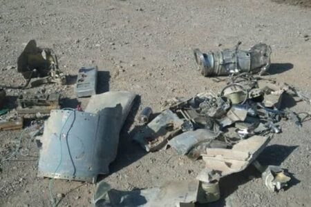 انهدام یک پرتابه آمریکایی در آسمان اقلید