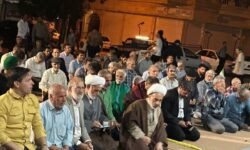 اقامه نماز استغاثه در یکصد و هفتاد و چهارمین میعاد شبانه چناران