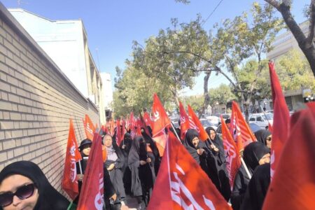 زنان نوغان در سوگ امام رضا(ع)