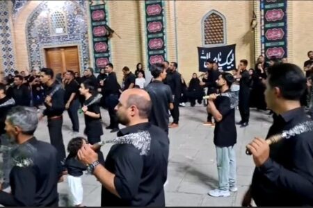 عزاداری مردم جوپار در شب شهادت امام رضا (ع)