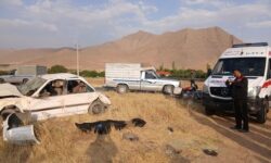 واژگونی خودرو در جاده شازند یک فوتی و پنج مصدوم بر جای گذاشت