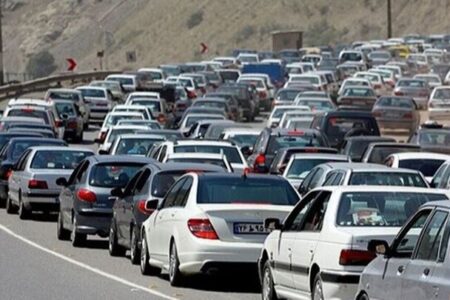 ترافیک سنگین در جاده چالوس و آزادراه تهران-شمال