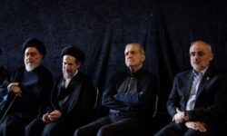 حضور پزشکیان در مراسم بزرگداشت آیت‌الله العظمی شبیری زنجانی